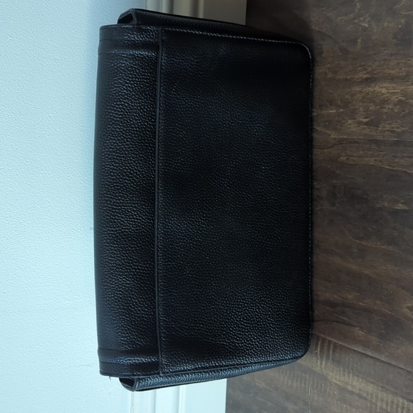 Vintage Black Leather Nordstrom Crossbody Purse - Picture 3 of 7